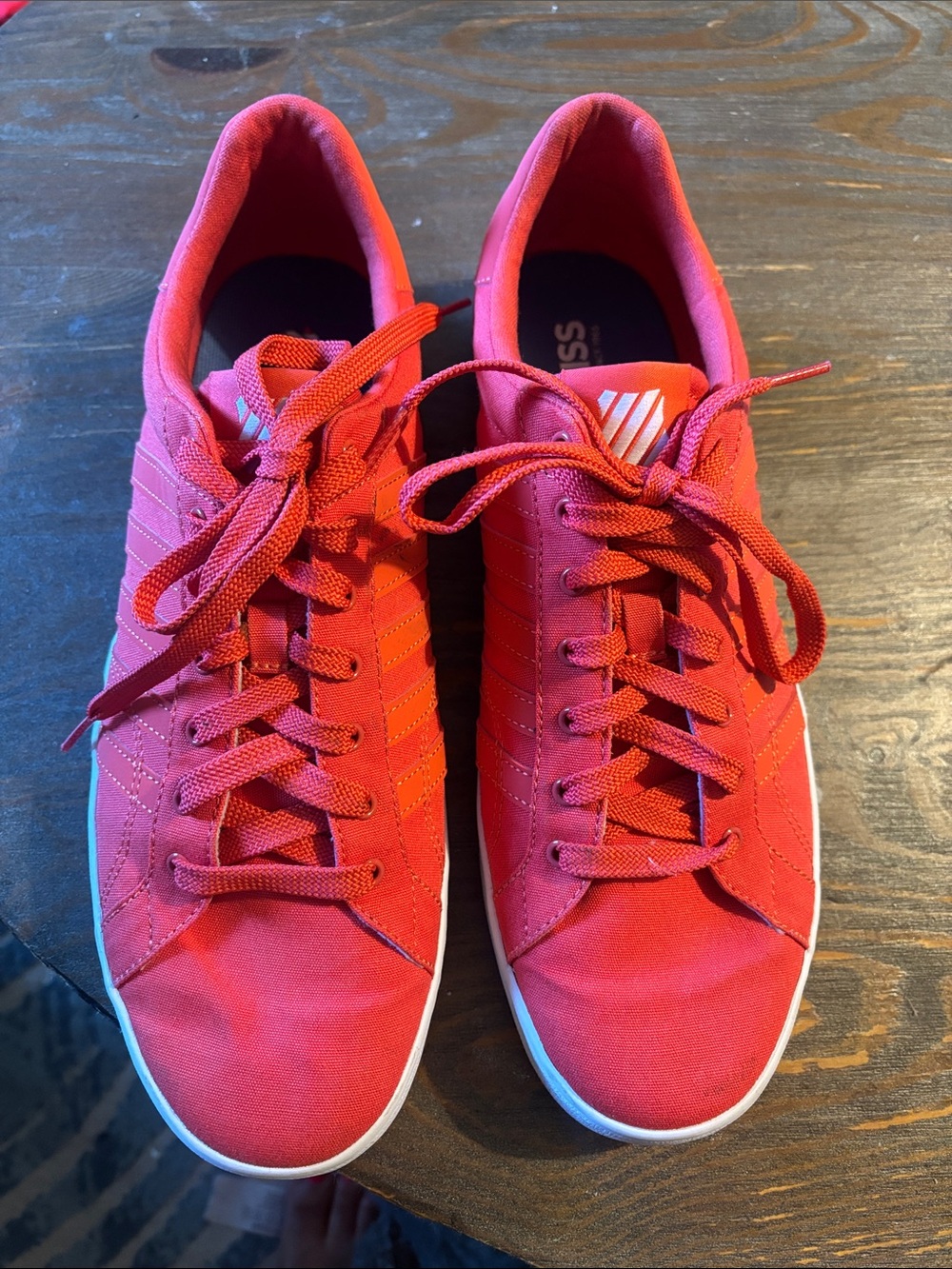 K-Swiss Red Sneakers